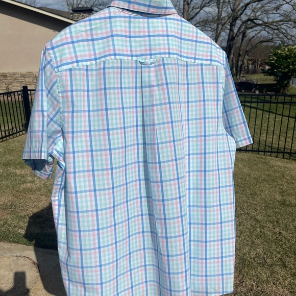 Chap’s pastel Men’s Short Sleeve Button Shirt size XXL - Picture 2 of 3